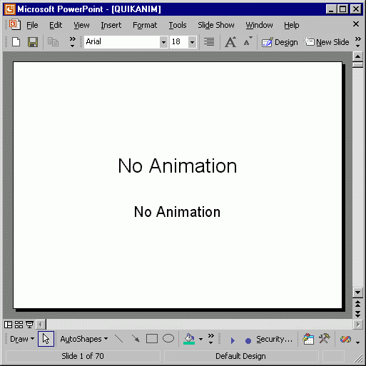 Animation Schemes in PowerPoint 2002/2003